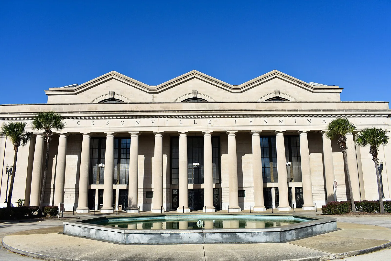 The Jacksonville Terminal on West Bay Street, the city's former rail station.