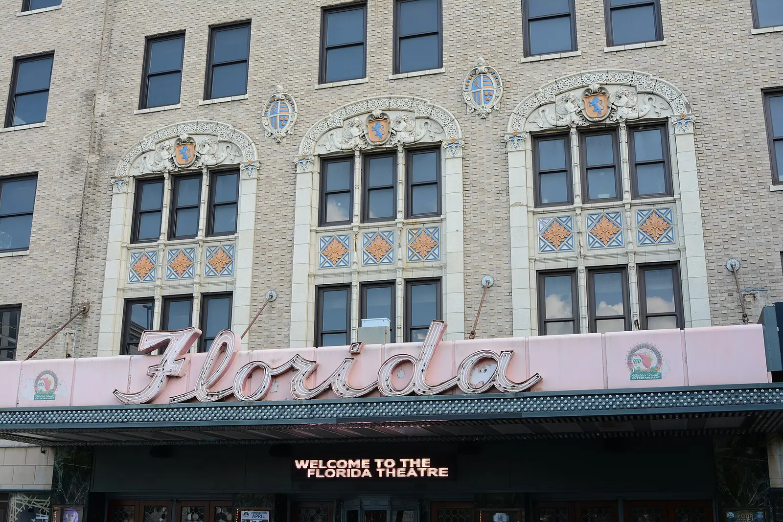 The Florida Theatre on Forsyth Street, home of the Jacksonville Jazz Piano Competition that opens the festival.