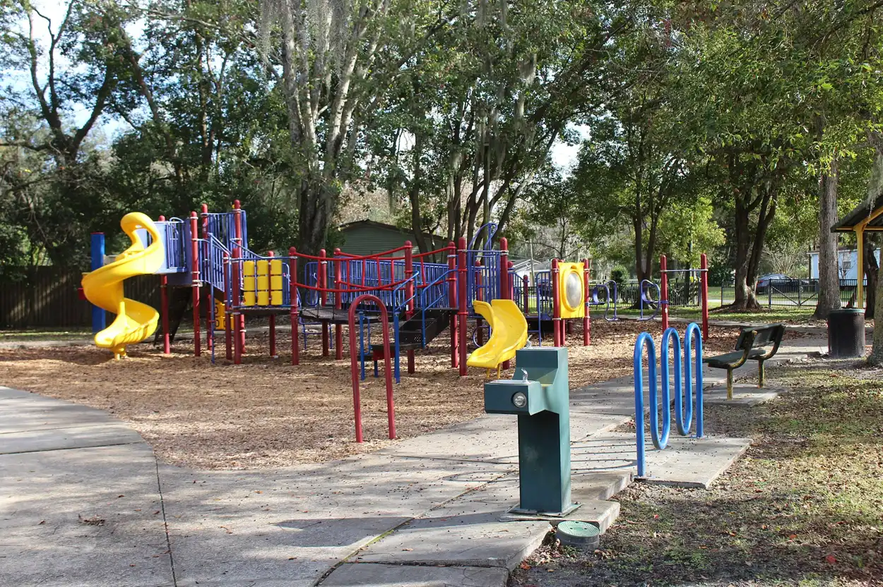 The playground at Joe Davis Memorial Park in Jacksonville.