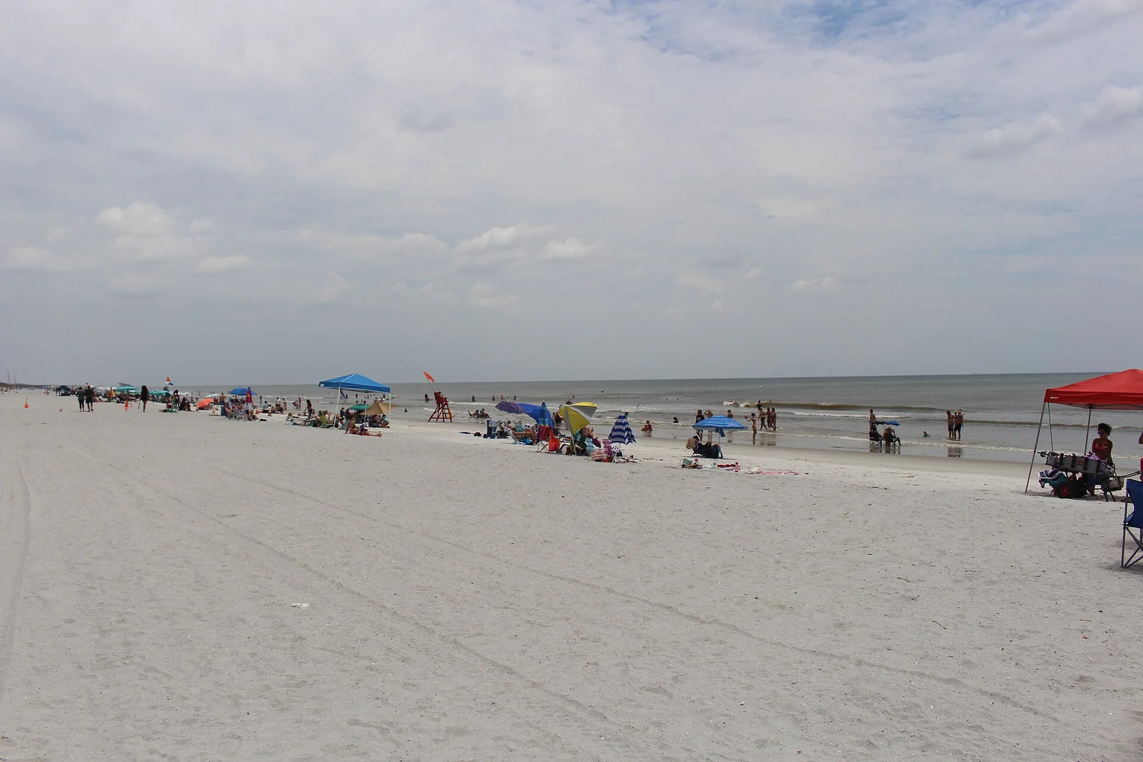 The beach at Neptune Beach, one of the Jacksonville Beaches communities