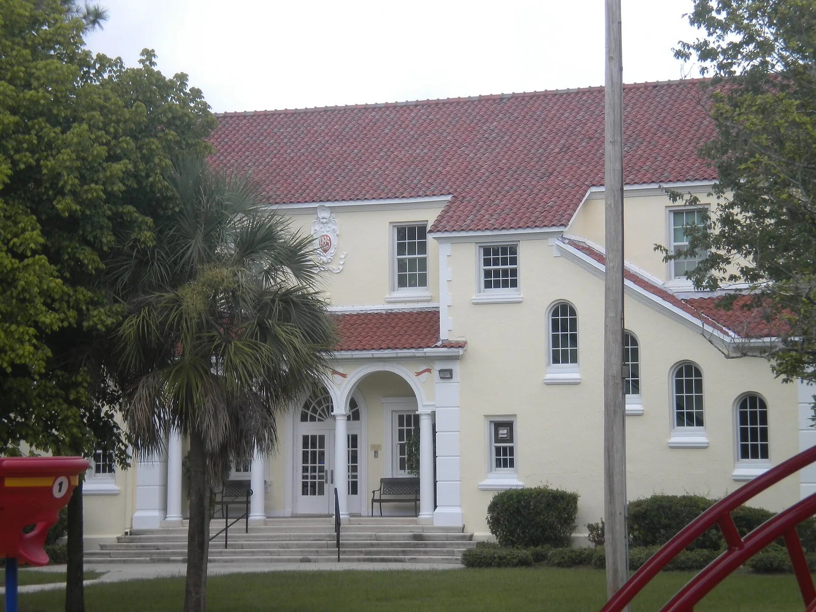The front of Ortega Elementary School on Baltic Street in Jacksonville