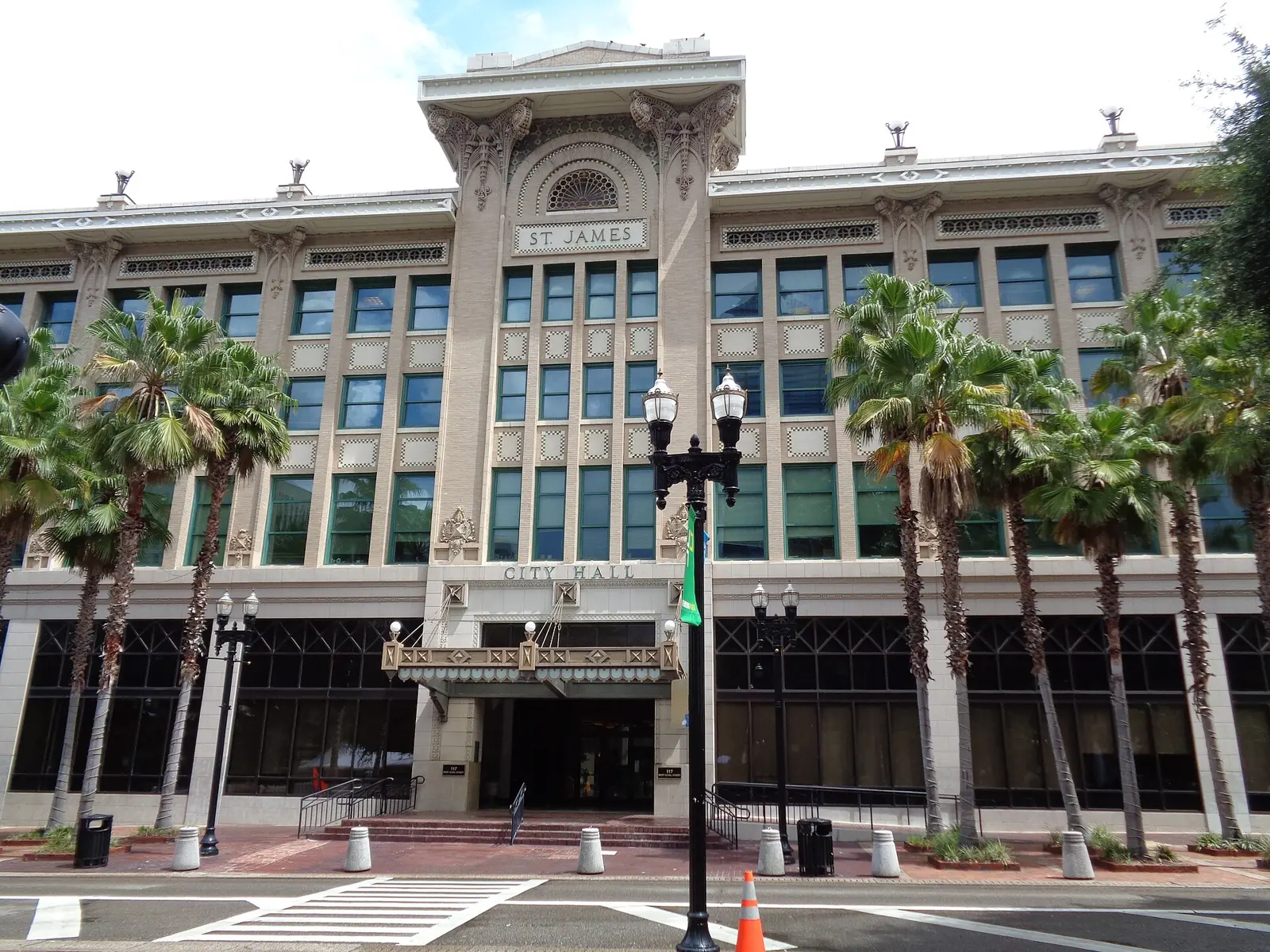 City Hall in the St. James Building on Hogan Street in downtown Jacksonville.